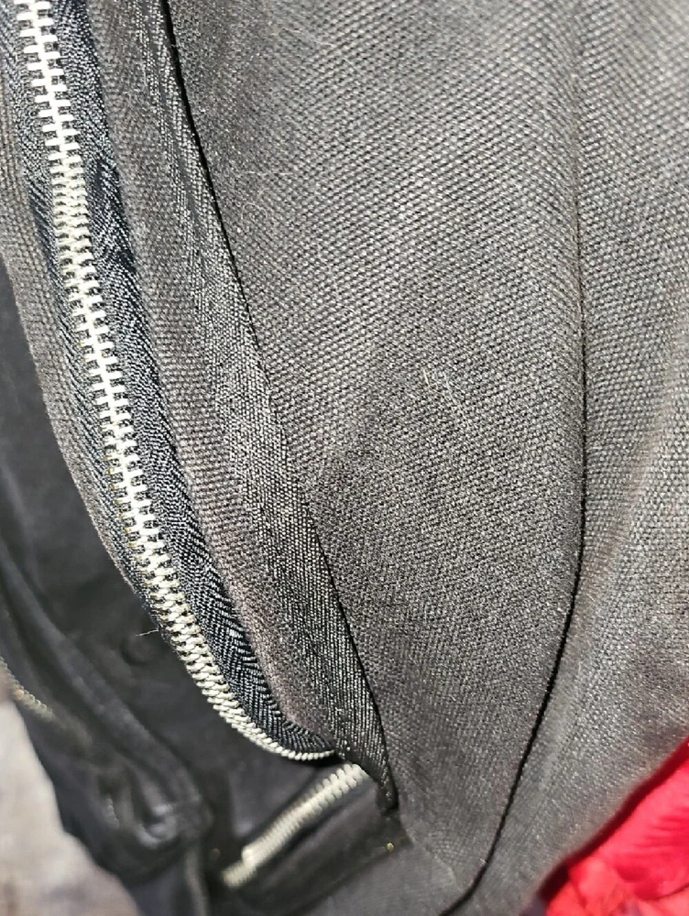 Converse Black Canvas Backpack with Front Zip Pocket